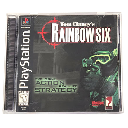Tom Clancys Rainbow Six Playstation 1 Good - Cib Front Cover