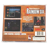 Tom Clancys Rainbow Six Playstation 1 Good - Rear Cover Shown