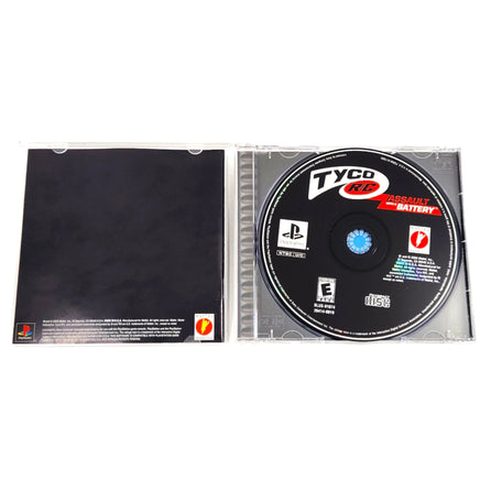 Tyco Rc Assault With A Battery Playstation 1 Like New - Disc And Manual Inside Open Case