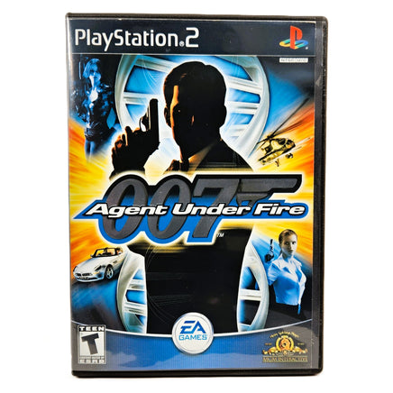 007 Agent Under Fire James Bond PlayStation 2 Very Good CIB - Front Cover Art Shown