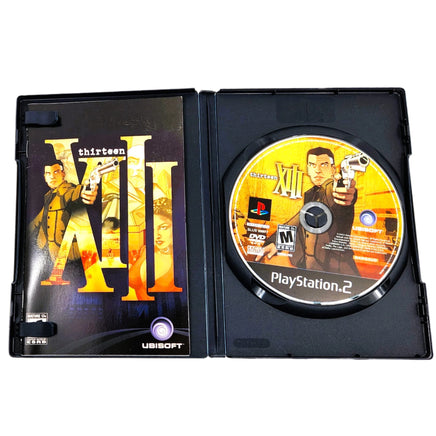 Xiii Thirteen Playstation 2 Like New - Disc And Manual Displayed In Open Case