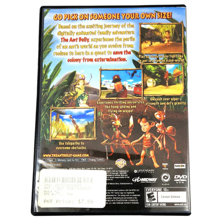 The Ant Bully Playstation 2 Very Good - Back Cover Art Shown