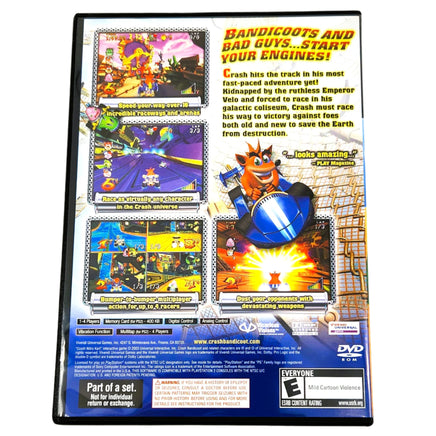 Crash Nitro Kart Playstation 2 Very Good - Back Cover Art Shown