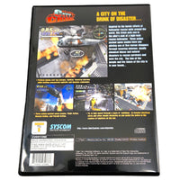 City Crisis Playstation 2 Like New - Back Of Game Case