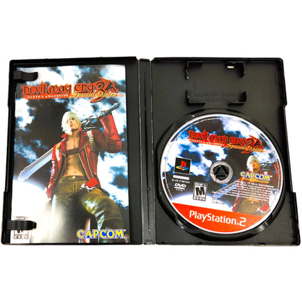 Devil May Cry 3 Special Edition Greatest Hits Playstation 2 Like New - Open Case Showing Disc And Manual