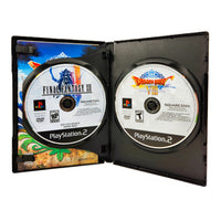 Dragon Quest 8 Journey Of The Cursed King PlayStation 2 Very Good CIB - Open Case Showing Discs and Manual