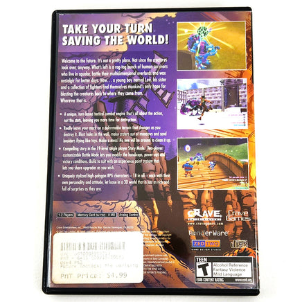 Future Tactics The Uprising Playstation 2 Good - Cib Back Cover