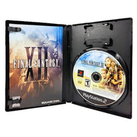 Final Fantasy 12 PlayStation 2 Very Good CIB - Open Case Displaying Game Contents