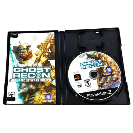 Tom Clancys Ghost Recon Advanced Warfighter Playstation 2 Very Good - Cib Showing Open Case Disc And Manual