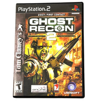 Tom Clancys Ghost Recon 2 First Contact Playstation 2 Very Good - Front Of Game Case