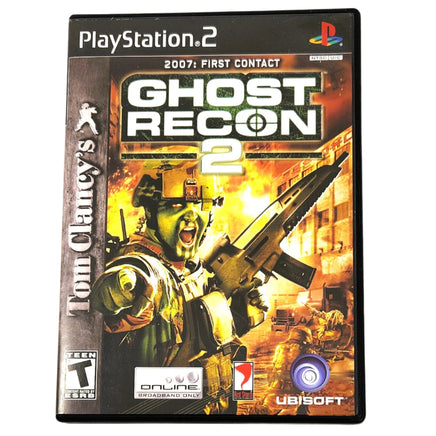 Tom Clancys Ghost Recon 2 First Contact Playstation 2 Very Good - Front Of Game Case