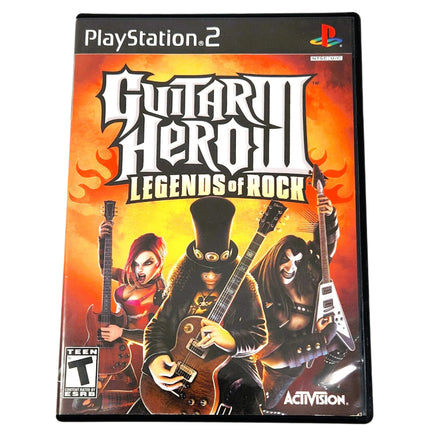 Guitar Hero Iii Legends Of Rock Playstation 2 Very Good - Front Cover Art Shown