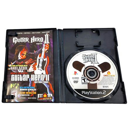 Guitar Hero Ii Playstation 2 Very Good - Case Open With Disc & Manual Inside