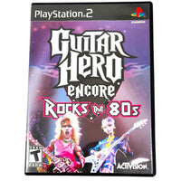 Guitar Hero Encore Rocks The 80S Playstation 2 Good - Front Of Game Case