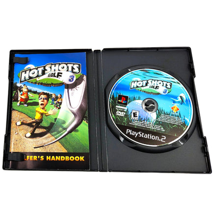 Hot Shots Golf 3 Playstation 2 Very Good - Open Case Showing Disc And Manual