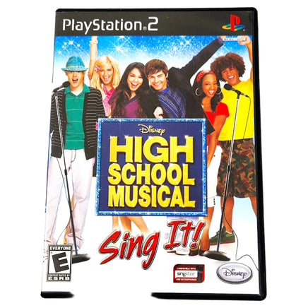 Disneys High School Musical Sing It Mic Req Playstation 2 Good - Front Cover Art Shown