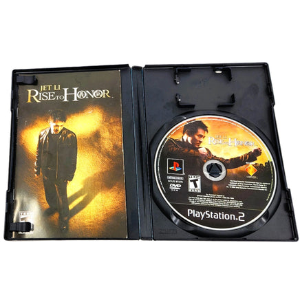 Rise To Honor Jet Li Playstation 2 Very Good - CIB Open Case with Manula and Disc Shown