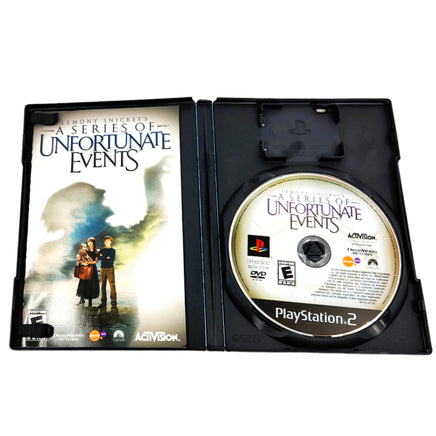 Lemony Snickets A Series Of Unfortunate Events Playstation 2 Good - Cib Showing Open Case Disc And Manual