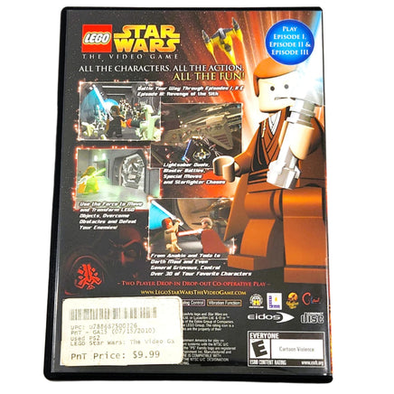 Lego Star Wars The Video Game Playstation 2 Very Good - Back Cover Art Shown