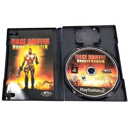 Mace Griffin Bounty Hunter Playstation 2 Good - Open Case Showing Disc And Manual