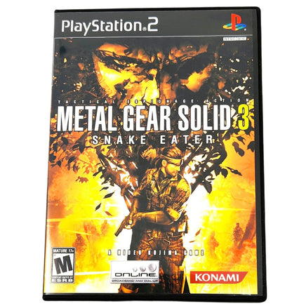 Metal Gear Solid 3 Snake Eater Playstation 2 Very Good - Front Cover Art Shown