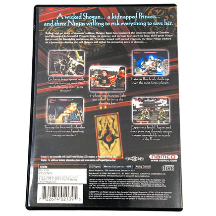 Ninja Assault Playstation 2 Very Good - Back Of Game Case