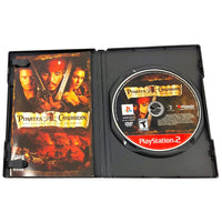 Pirates Of The Caribbean The Legend Of Jack Sparrow Greatest Hits Playstation 2 Good - Disc And Manual Displayed In Open Case