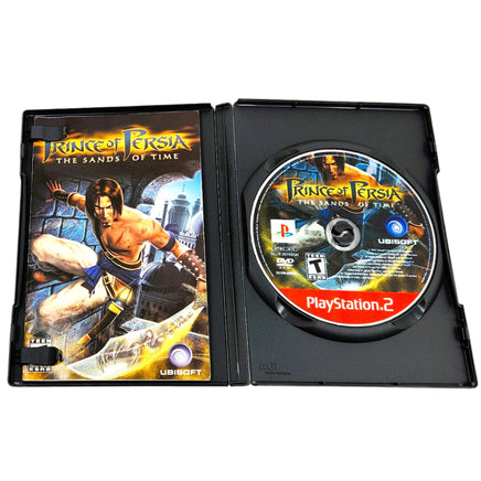 Prince Of Persia The Sands Of Time Greatest Hits Playstation 2 Very Good - Open Case Showing Disc And Manual