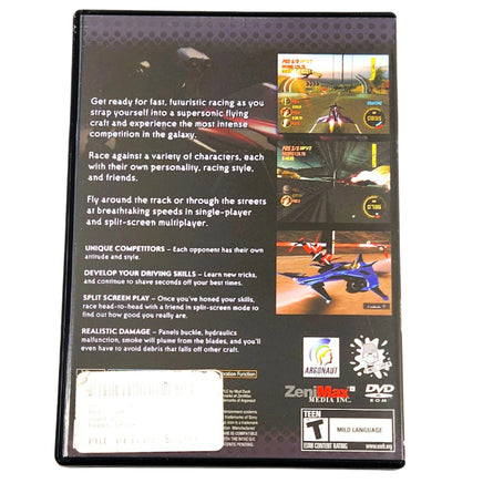 Power Drome Playstation 2 Very Good - Back Of Game Case