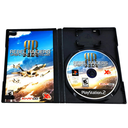 Rebel Raiders Operation Nighthawk Playstation 2 Very Good - Case Open With Disc & Manual Inside