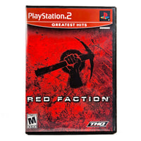 Red Faction Greatest Hits PlayStation 2 Very Good CIB - Game Case Front Cover
