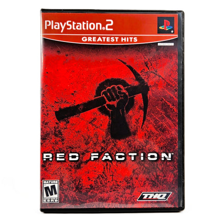 Red Faction Greatest Hits PlayStation 2 Very Good CIB - Game Case Front Cover
