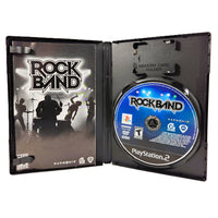 Rock Band PlayStation 2 Good - Disc And Manual Inside Open Case