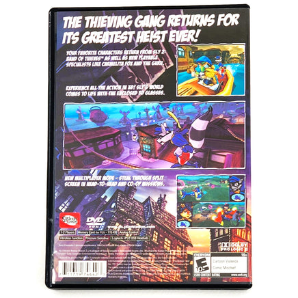 Sly 3 Honor Among Thieves W 3D Glasses Greatest Hits Playstation 2 Like New - Back Of Game Case
