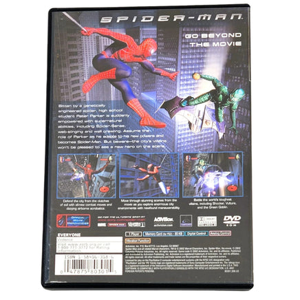 Spiderman Playstation 2 Very Good - Cib Back Cover