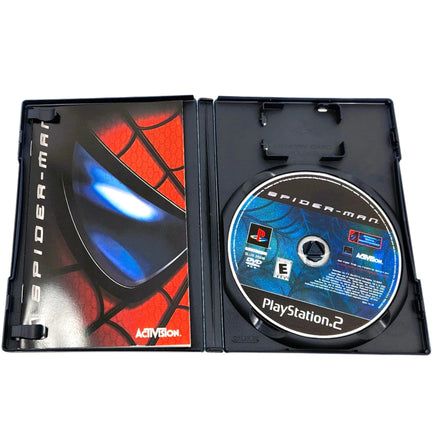 Spiderman Playstation 2 Very Good - Cib Showing Open Case Disc And Manual