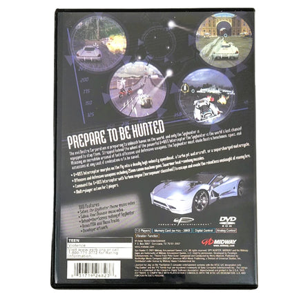 Spy Hunter Playstation 2 Very Good - Back Cover Art Shown