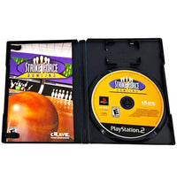 Strike Force Bowling Playstation 2 Very Good - Disc And Manual Displayed In Open Case