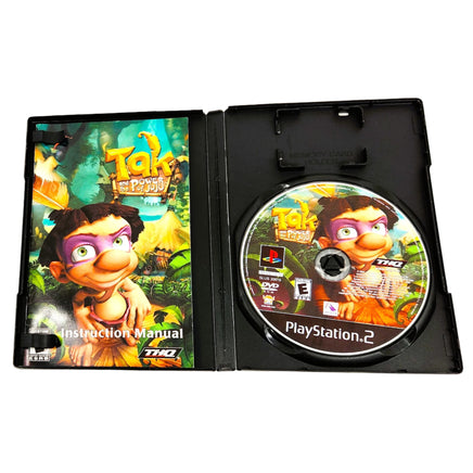 Tak The Power Of Juju Playstation 2 Very Good - Open Case Showing Disc And Manual