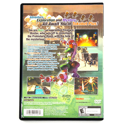 Tokobot Plus Mysteries Of The Karakuri Playstation 2 Very Good - Cib Back Cover