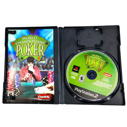 World Championship Poker Playstation 2 Good - Disc And Manual Inside Open Case