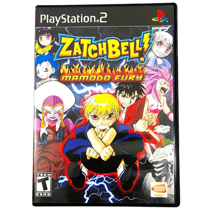 Zatch Bell Mamodo Fury Playstation 2 Very Good - Cib Front Cover