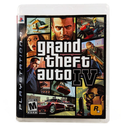 Grand Theft Auto Iv Playstation 3 Good - Front Cover Art Shown