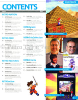RETRO Video Game Magazine Issue 04 2014 Platform Gamer Issue Mario Sonic Bonk New Back Scan