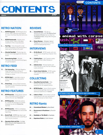 RETRO Video Game Magazine Issue 06 2015 Adventure Games Bomberman Wonder Boy New Back Scan