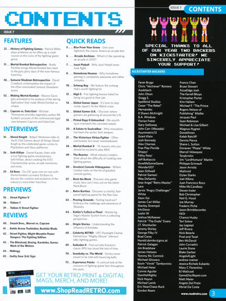 RETRO Video Game Magazine Issue 07 2015 Mortal Kombat Fighting Games New Back Scan