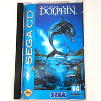 Ecco The Dolphin Sega Cd Good - Front Cover Art Shown in Long Box Case