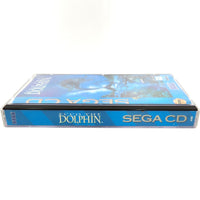 Ecco The Dolphin Sega Cd Good - Front and Left Side of Case with Cover Art Shown