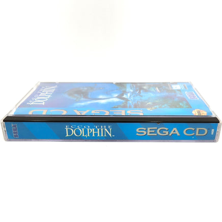 Ecco The Dolphin Sega Cd Good - Front and Left Side of Case with Cover Art Shown