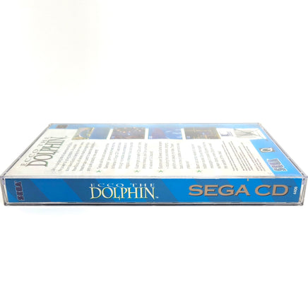 Ecco The Dolphin Sega Cd Good - Back and Side of Long Box Case Shown